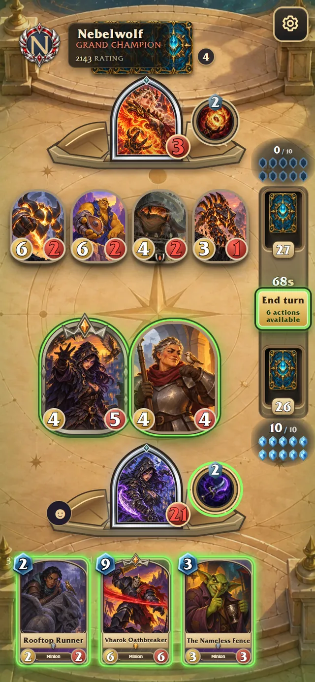 Awoken Legends on a smartphone